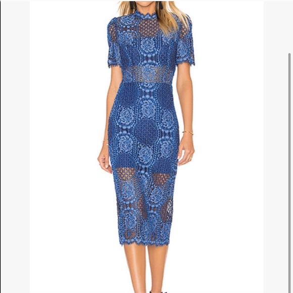 Alexis Dresses & Skirts - New Alexis Delila Lace Sheath Midi Dress
